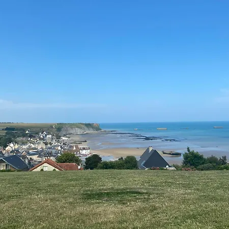 La Normandine, Mer, Histoire, Debarquement Gold Beach, Maison 4 Chambres, Spacieuse Avec Jardin Et Parking Gratuit Asnelles