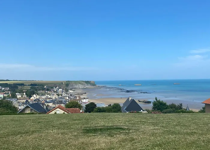 La Normandine, Mer, Histoire, Debarquement Gold Beach, Maison 4 Chambres, Spacieuse Avec Jardin Et Parking Gratuit Asnelles