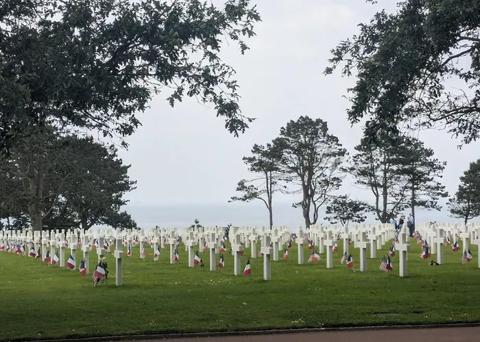 La Normandine, Mer, Histoire, Debarquement Gold Beach, Maison 4 Chambres, Spacieuse Avec Jardin Et Parking Gratuit Nyaraló Asnelles